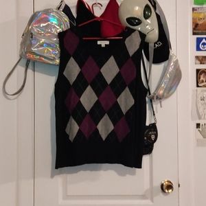 Houndstooth Sweatervest